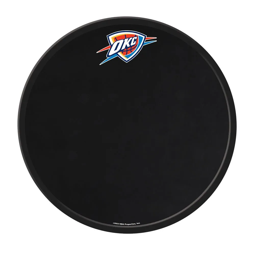 Oklahoma City Thunder: Modern Disc Chalkboard
