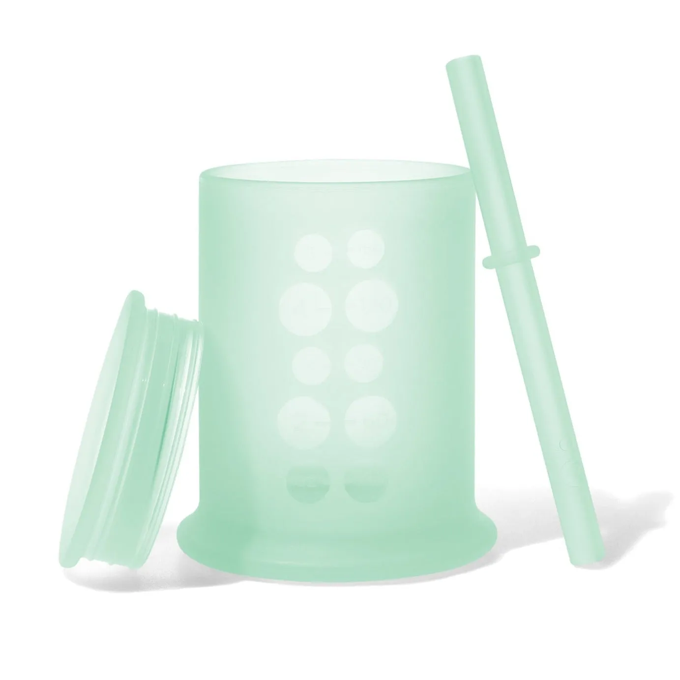 Olababy Traning Cup with Lid   Straw | Mint