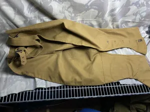 Original WW2 British Army Despatch Rider's Waterproof Trousers Superb Condi