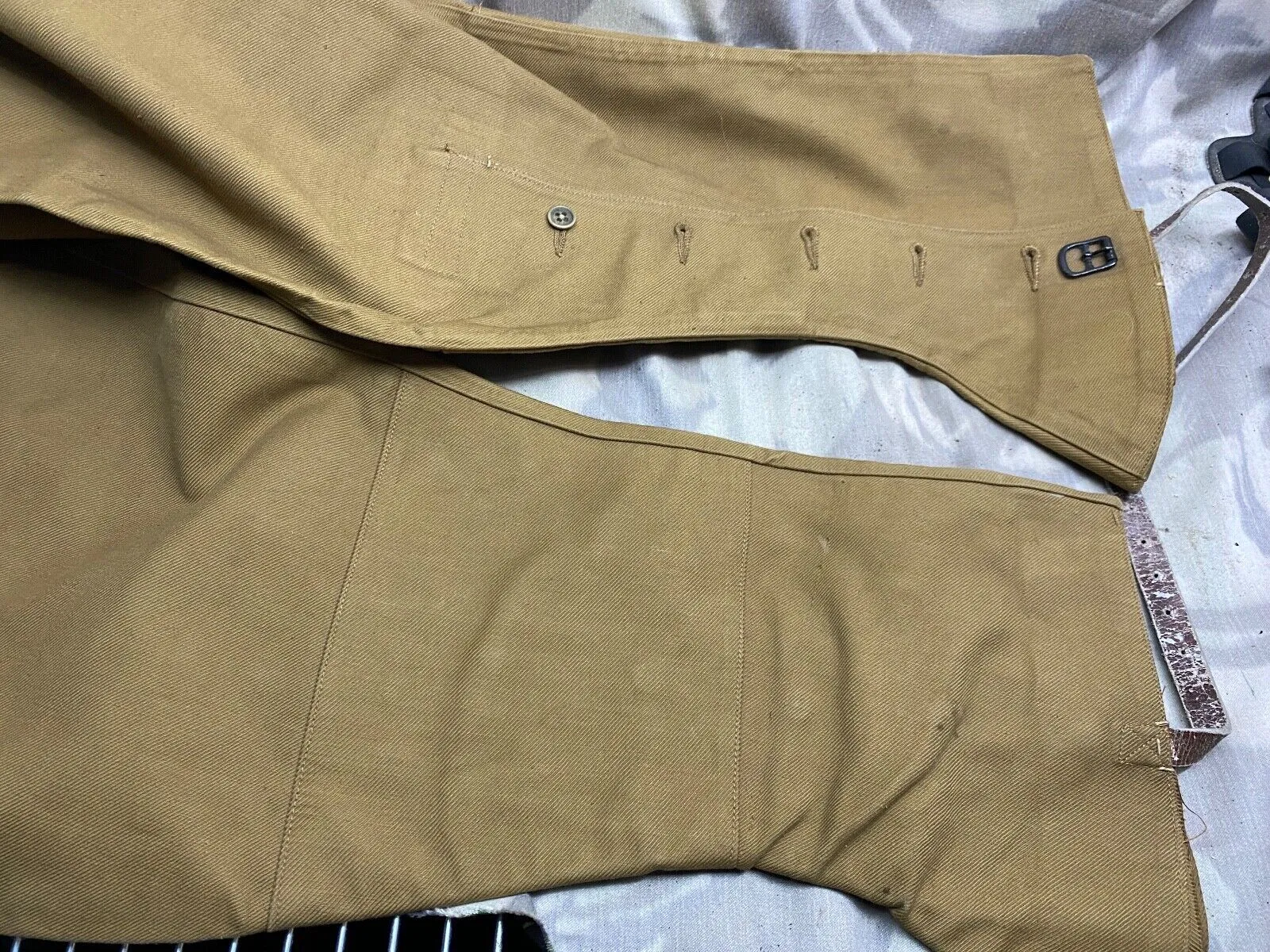 Original WW2 British Army Despatch Rider's Waterproof Trousers Superb Condi