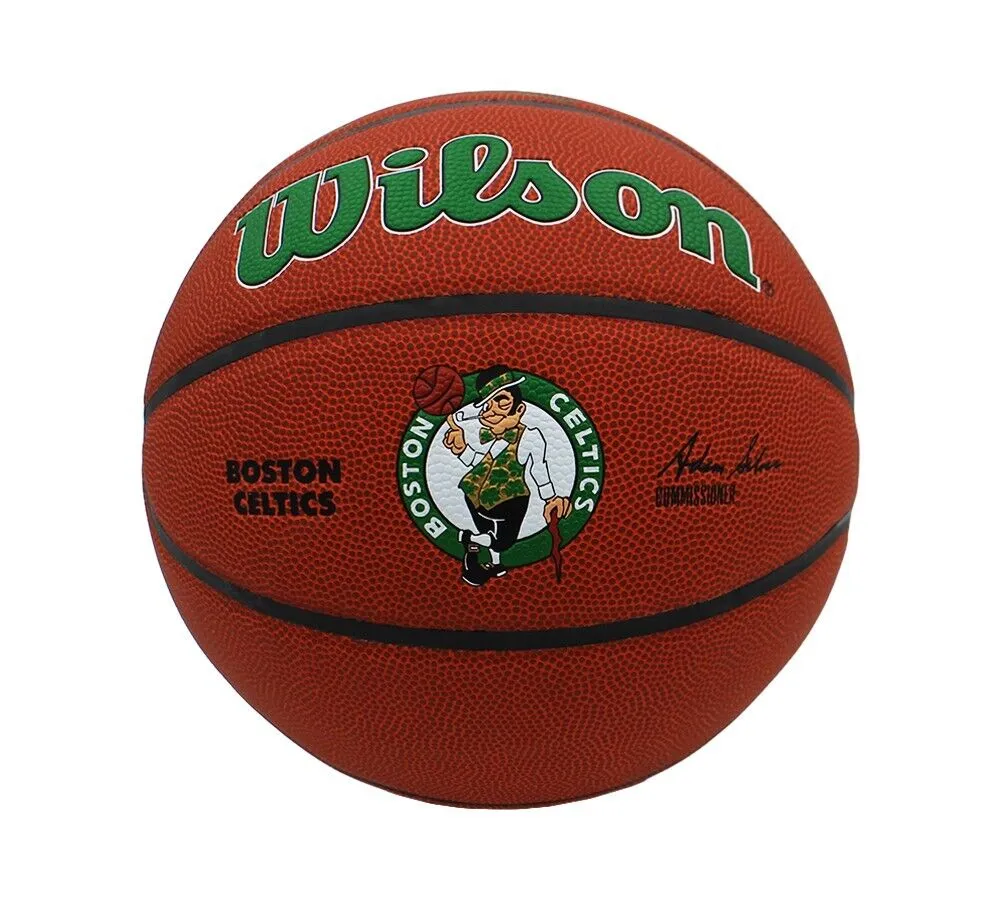 Paul Pierce Signed Boston Celtics Wilson Celtic Logo NBA Basketball