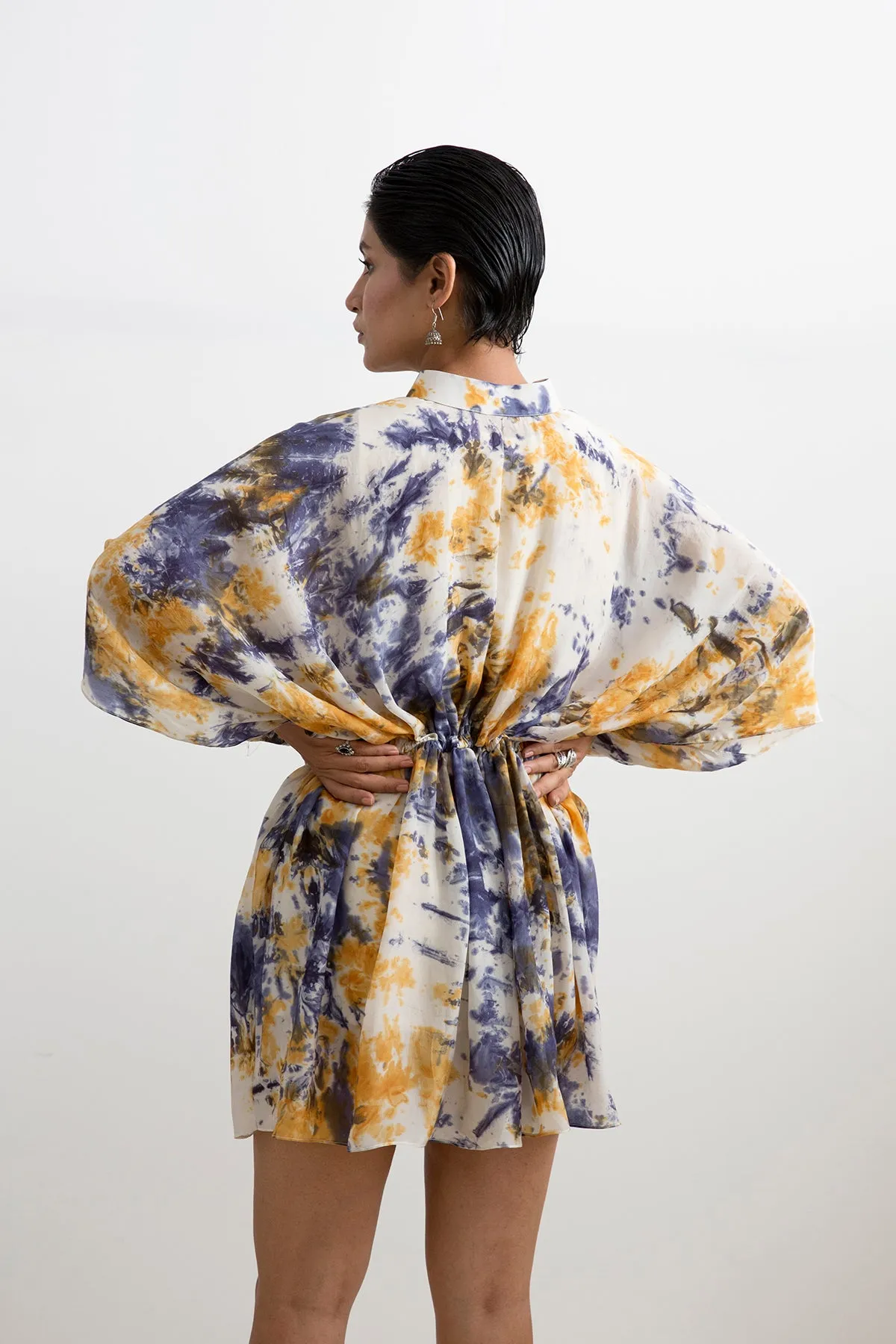 Pearl -  Tie & Dye Kaftan Dress