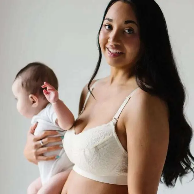 Pippa Cushioned Nursing   Handsfree Pumping Bra