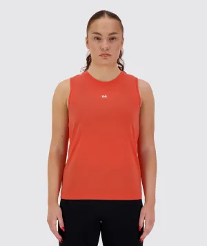 Poppy Red Muscle Tank Top  (OUTLET)