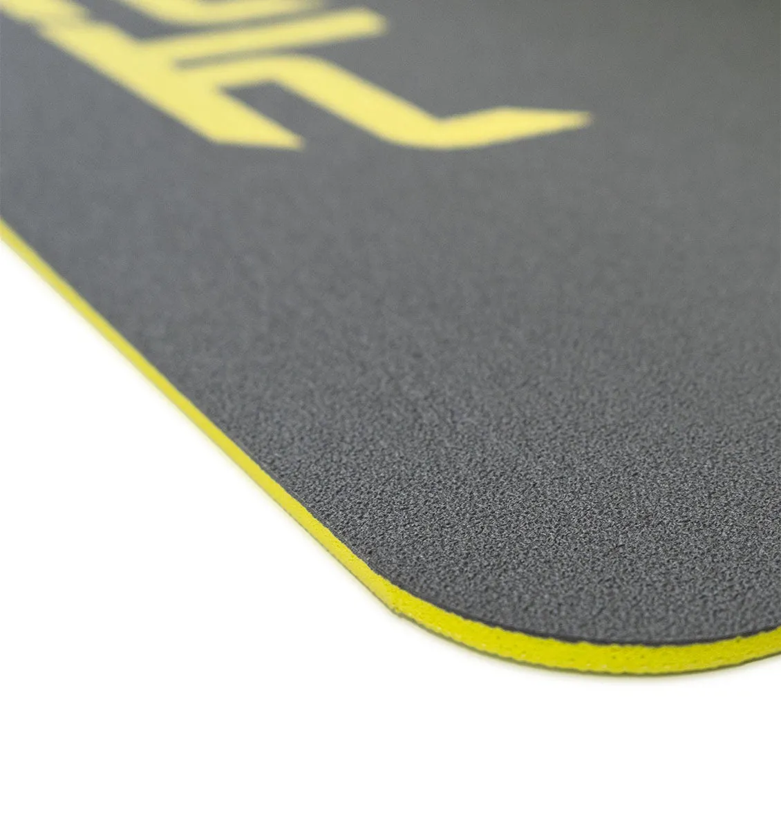PTP Fitness Mat - 6mm - Space Grey/Lime