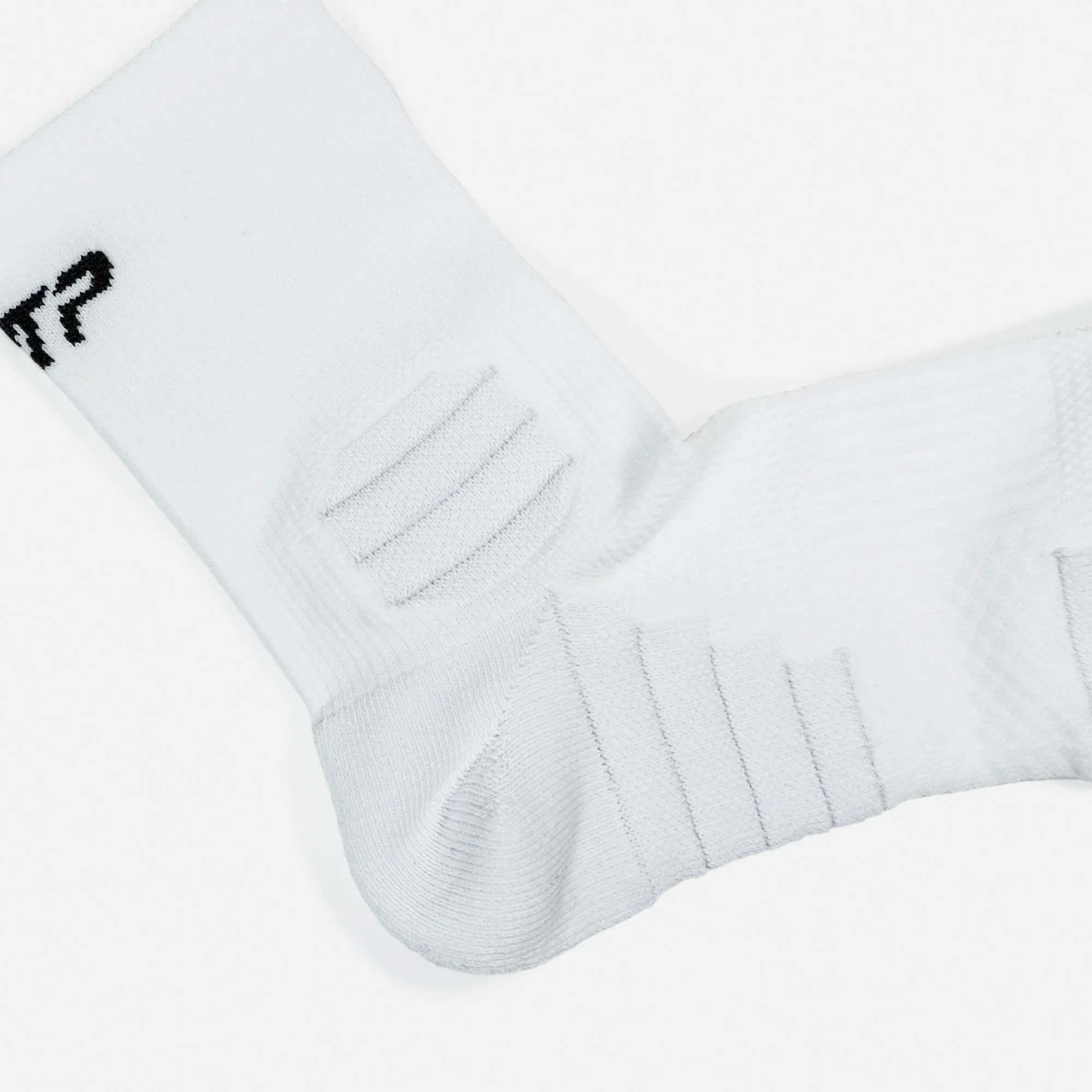 PTP TRAINING CREW SOCKS WHITE