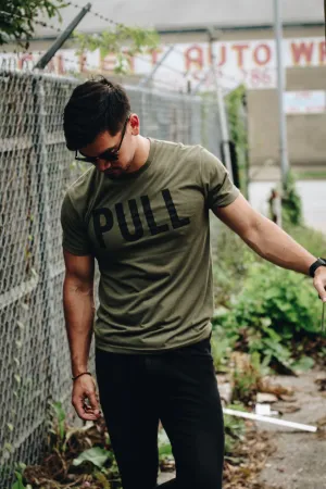 PULL Triblend Tee - Olive