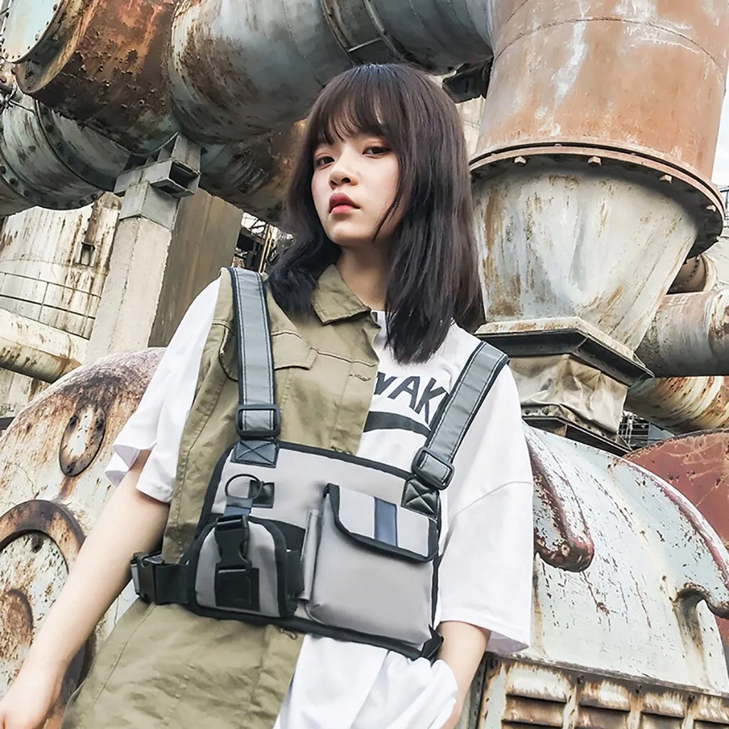 "TACTICAL REFLECTIVE" Sacoche Ventrale Réfléchissant Streetwear - URB1™