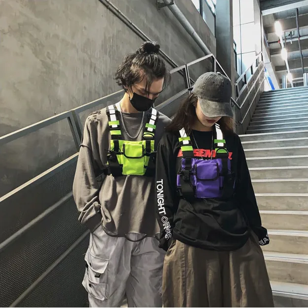 "TACTICAL REFLECTIVE" Sacoche Ventrale Réfléchissante Jaune fluo - URB1™