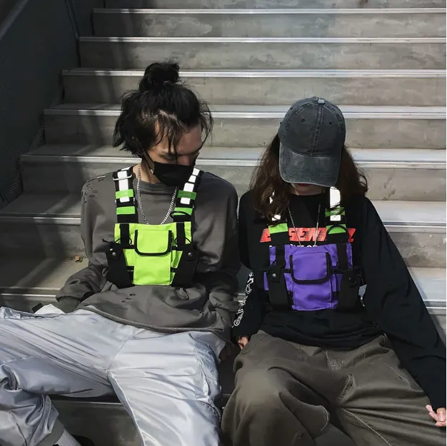 "TACTICAL REFLECTIVE" Sacoche Ventrale Réfléchissante Jaune fluo - URB1™