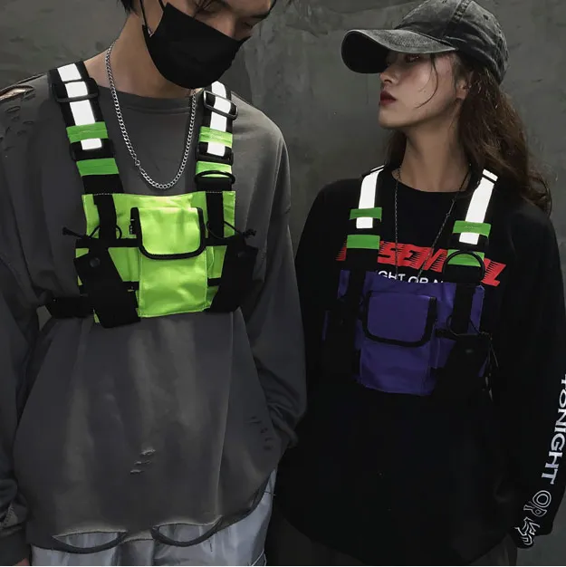 "TACTICAL REFLECTIVE" Sacoche Ventrale Réfléchissante Jaune fluo - URB1™