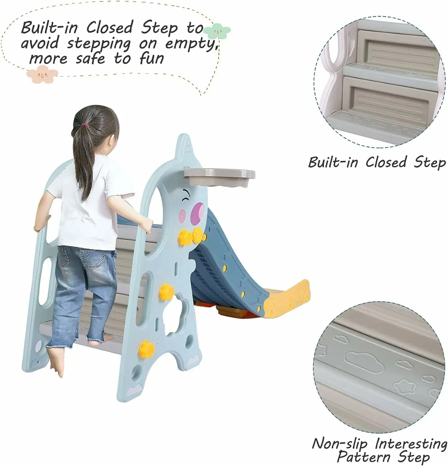 Redcamp 3 in 1 Kids Slide
