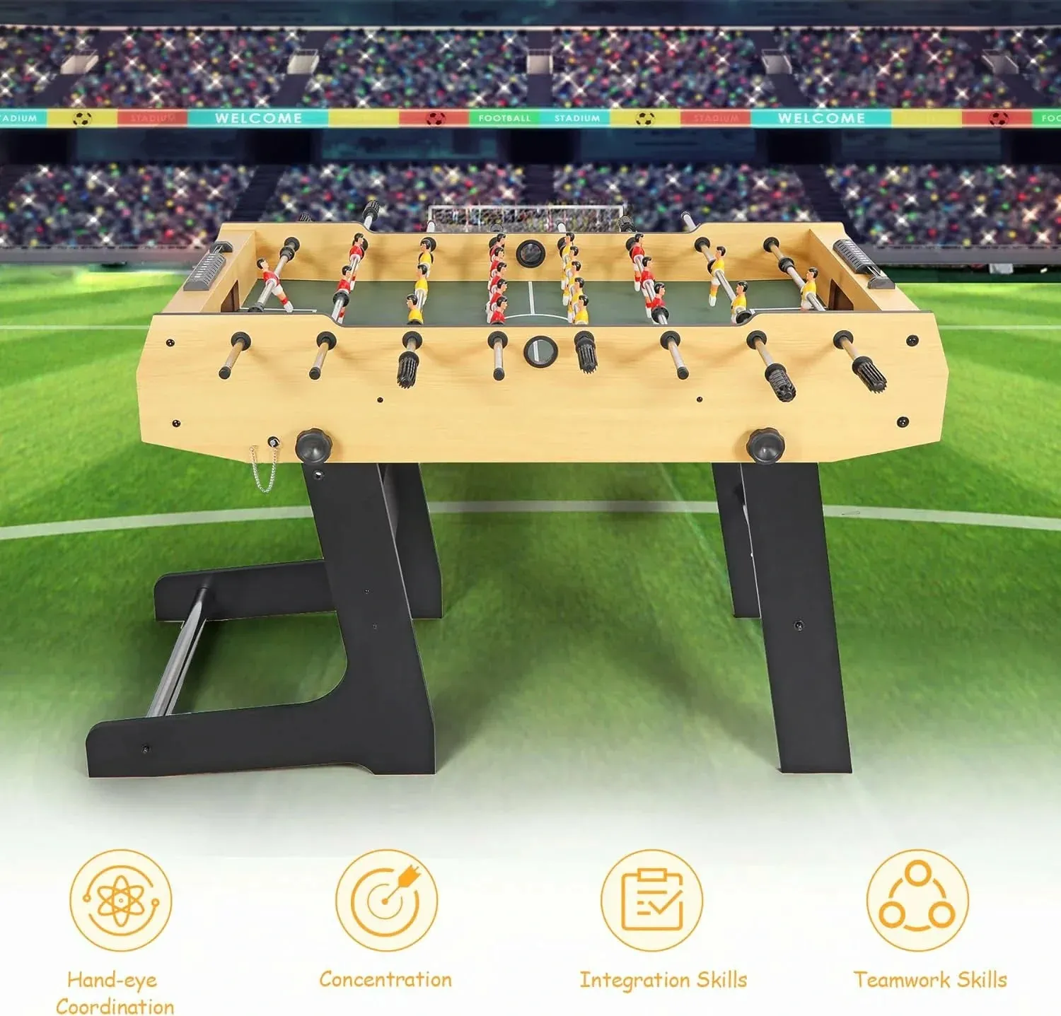 REDCAMP 48" Folding Foosball Table