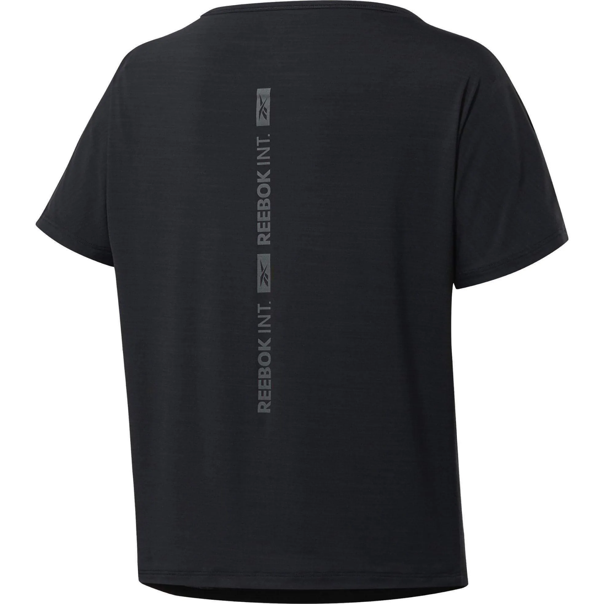 Reebok ActivChill Boxy Short Sleeve Womens Training Top - Black