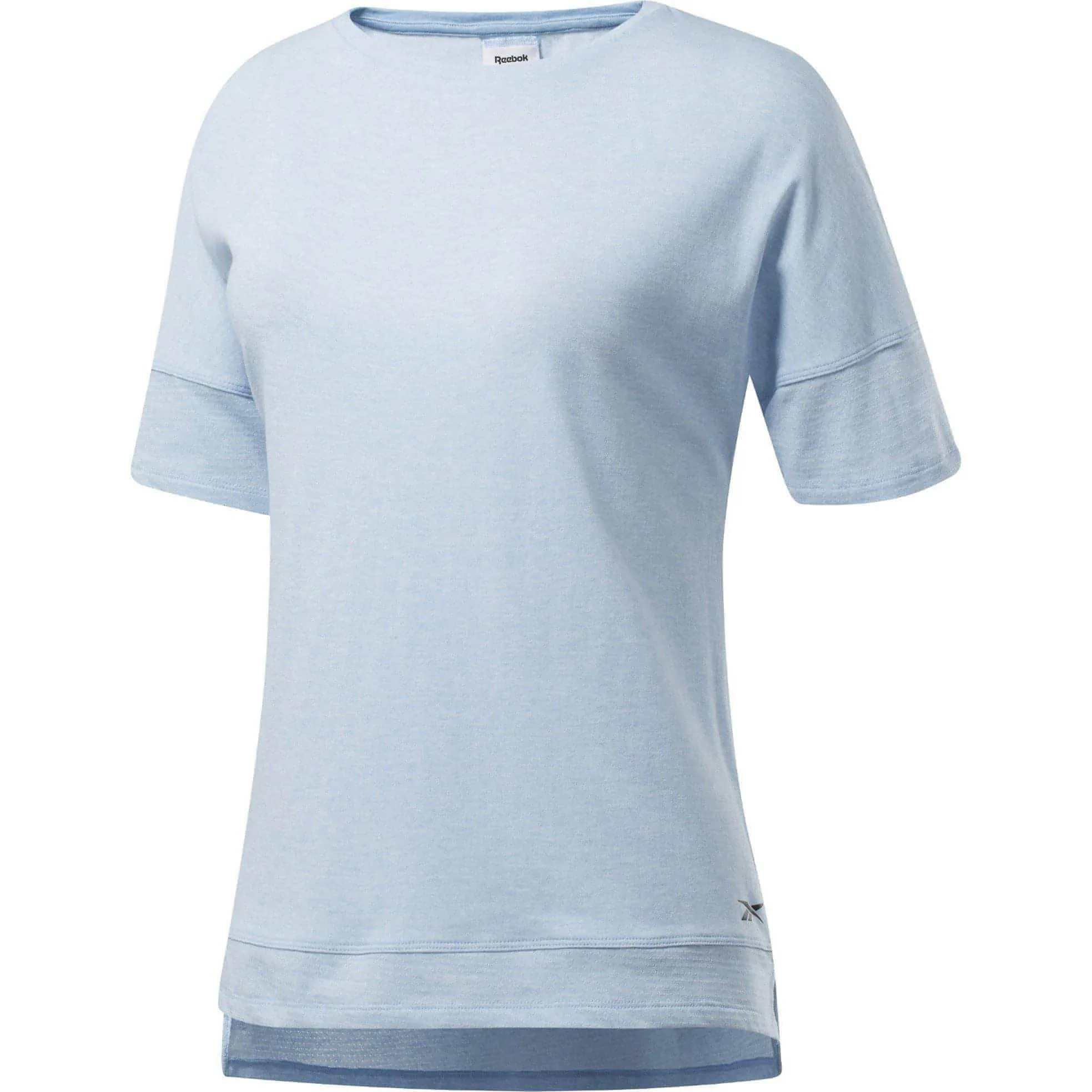 Reebok ActivChill   Cotton Short Sleeve Womens Training Top - Blue