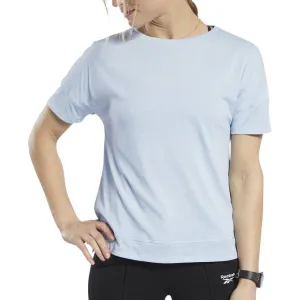 Reebok ActivChill   Cotton Short Sleeve Womens Training Top - Blue