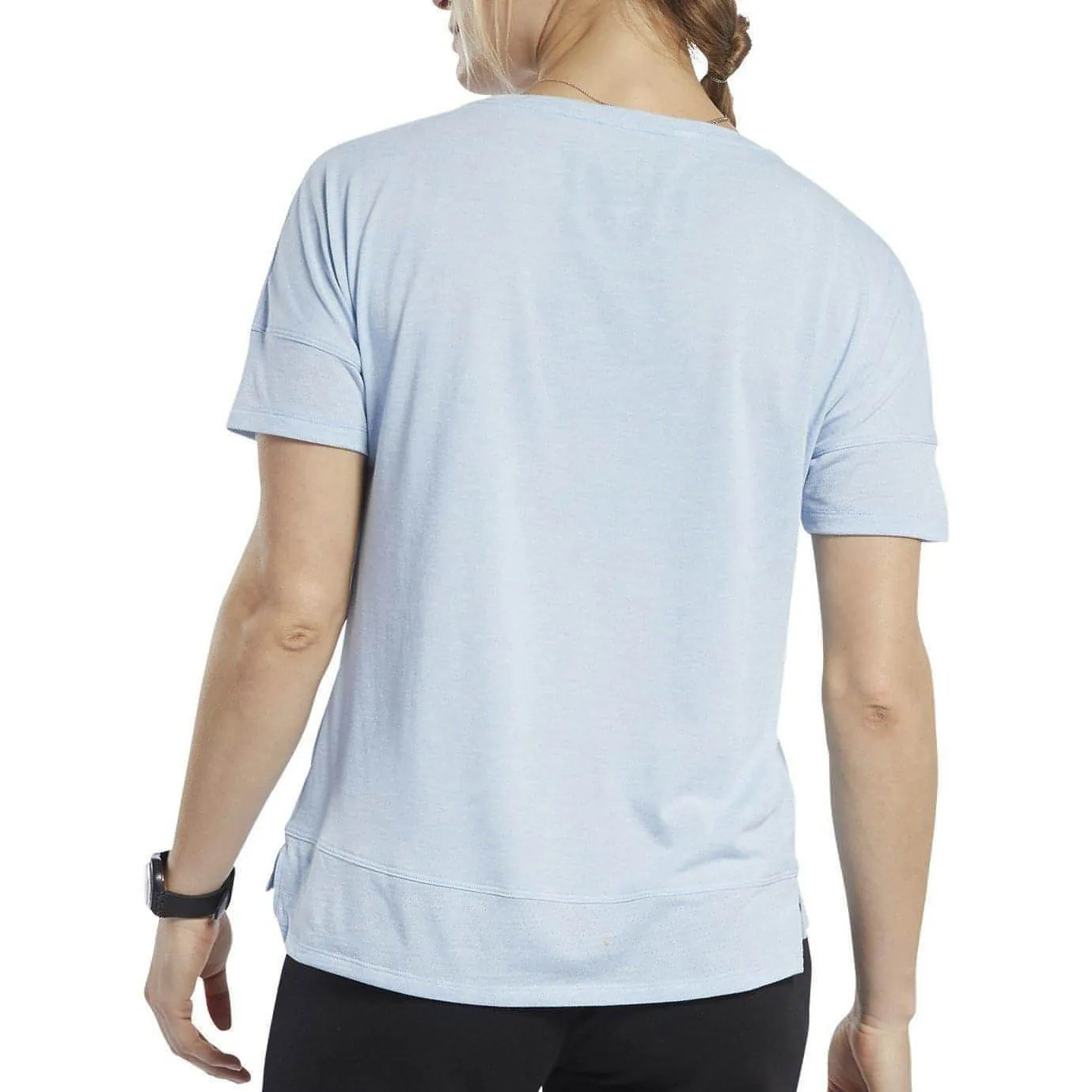 Reebok ActivChill   Cotton Short Sleeve Womens Training Top - Blue