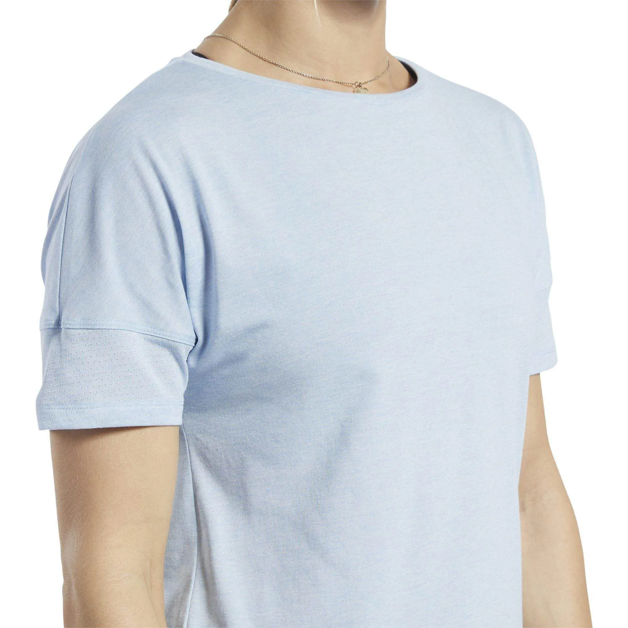 Reebok ActivChill   Cotton Short Sleeve Womens Training Top - Blue