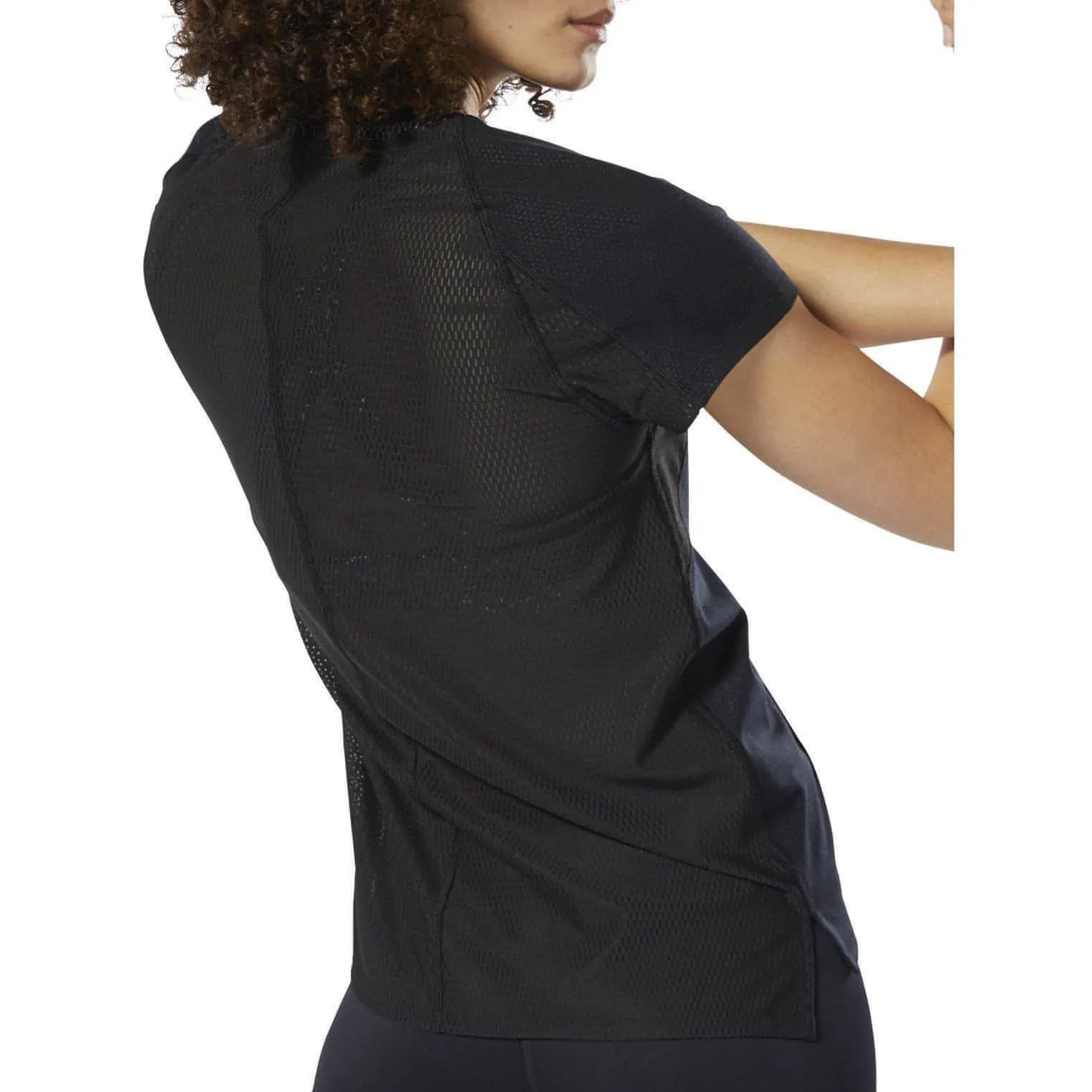 Reebok Smartvent Short Sleeve Womens Training Top - Black