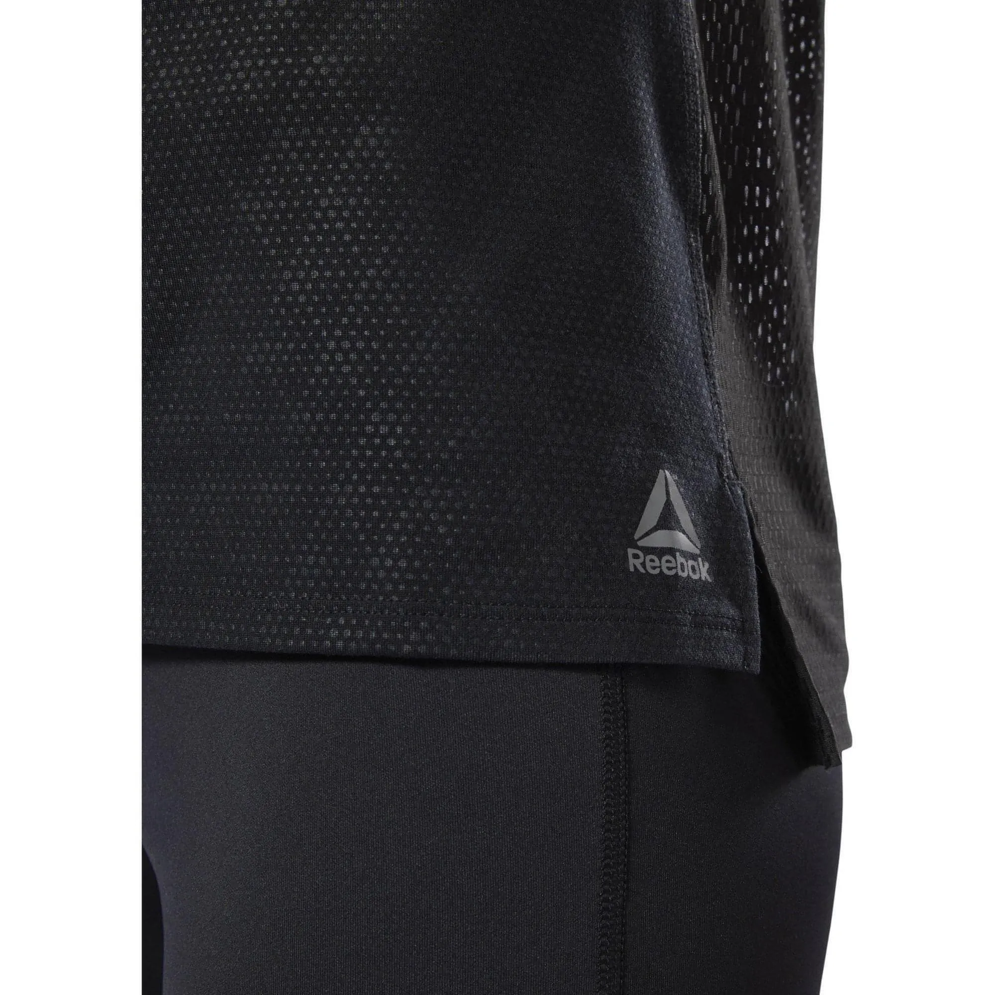 Reebok Smartvent Short Sleeve Womens Training Top - Black
