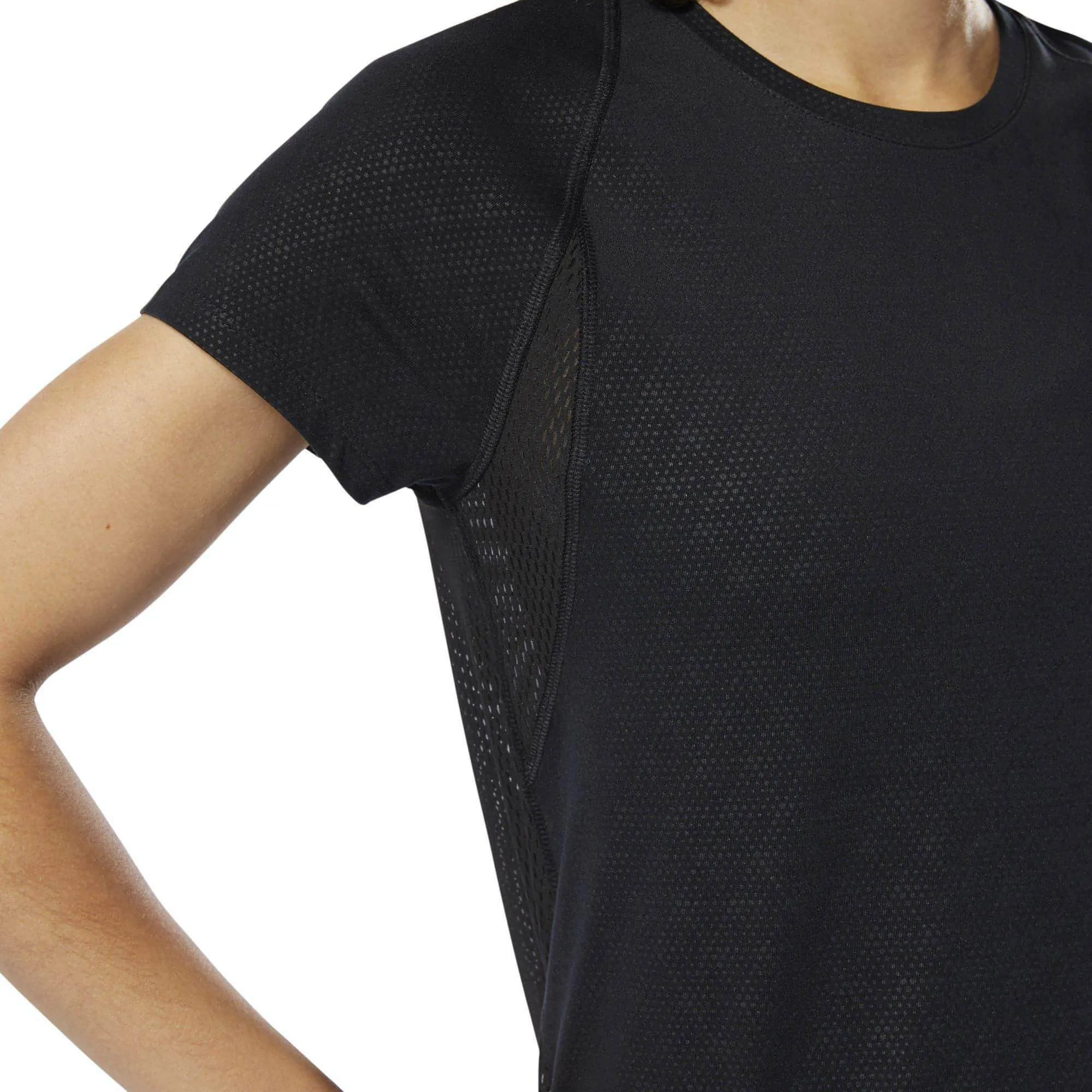 Reebok Smartvent Short Sleeve Womens Training Top - Black