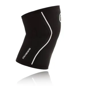 REHBAND UNISEX KNEE SLEEVES RX SUPPORT 5MM BLACK POWERLIFTING WEIGHTLIFTING