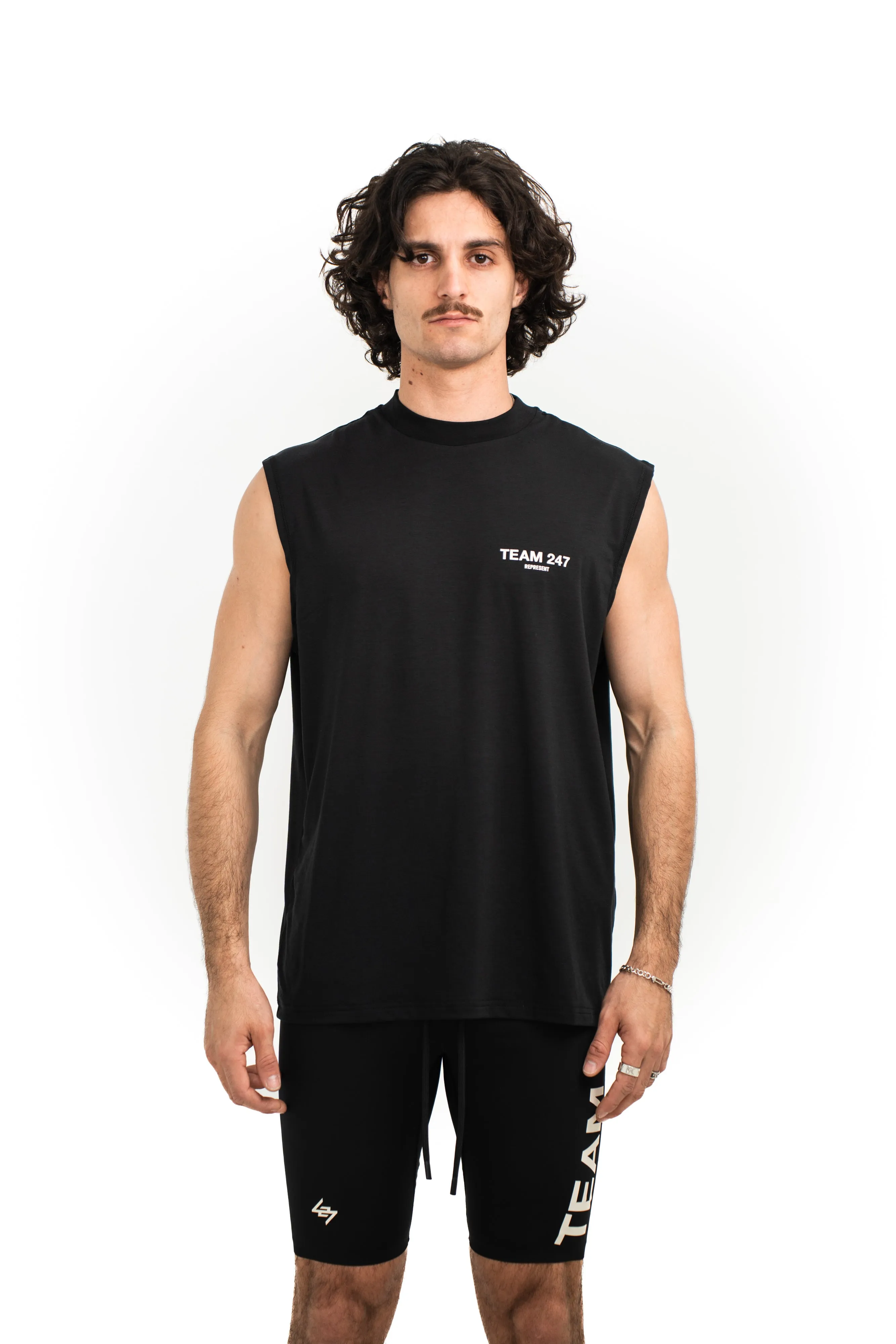 Represent Team 247 Oversized Tank Black