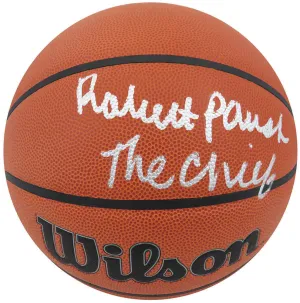 Robert Parish (CELTICS) Signed Wilson I/O NBA Basketball w/The Chief - (SS COA)