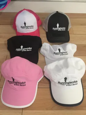 Runningworks Visors & Caps (Pink Only)