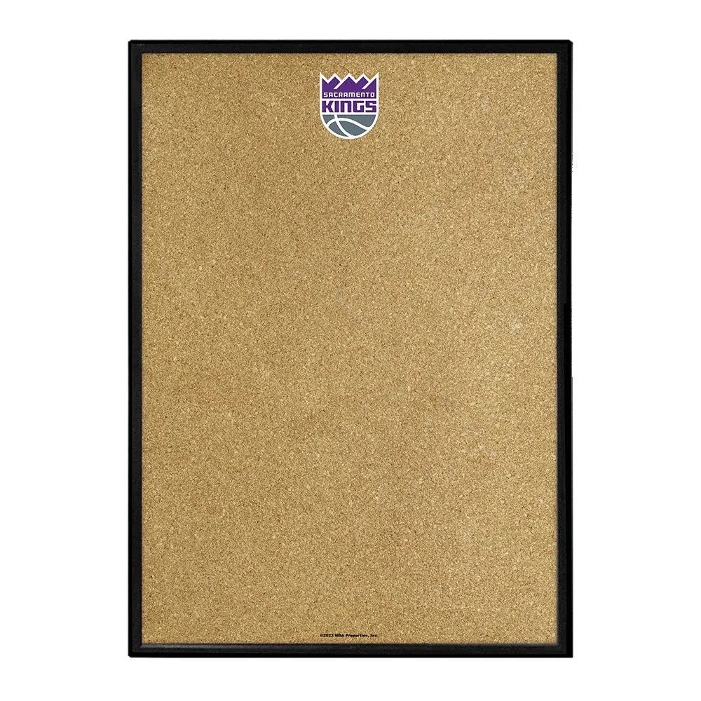 Sacramento Kings: Framed Corkboard