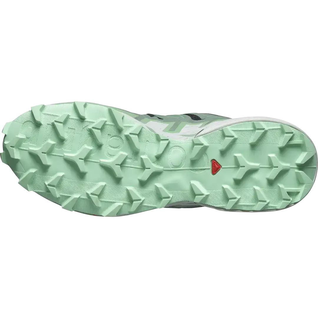 Salomon Speedcross 6 Womens Trail Running Shoes - Black/Laurel Wreath/ Green Ash