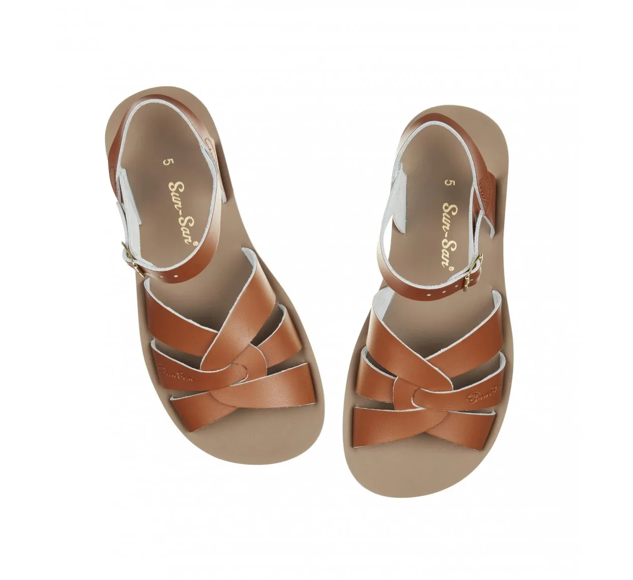 Salt Water Ladies Sandal Swimmer Tan