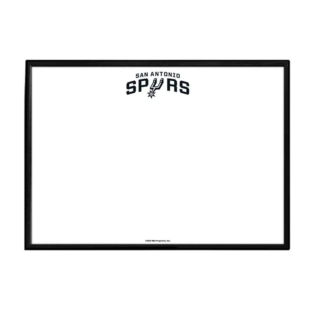 San Antonio Spurs: Framed Dry Erase Wall Sign