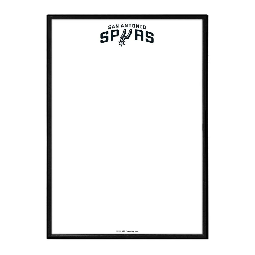 San Antonio Spurs: Framed Dry Erase Wall Sign