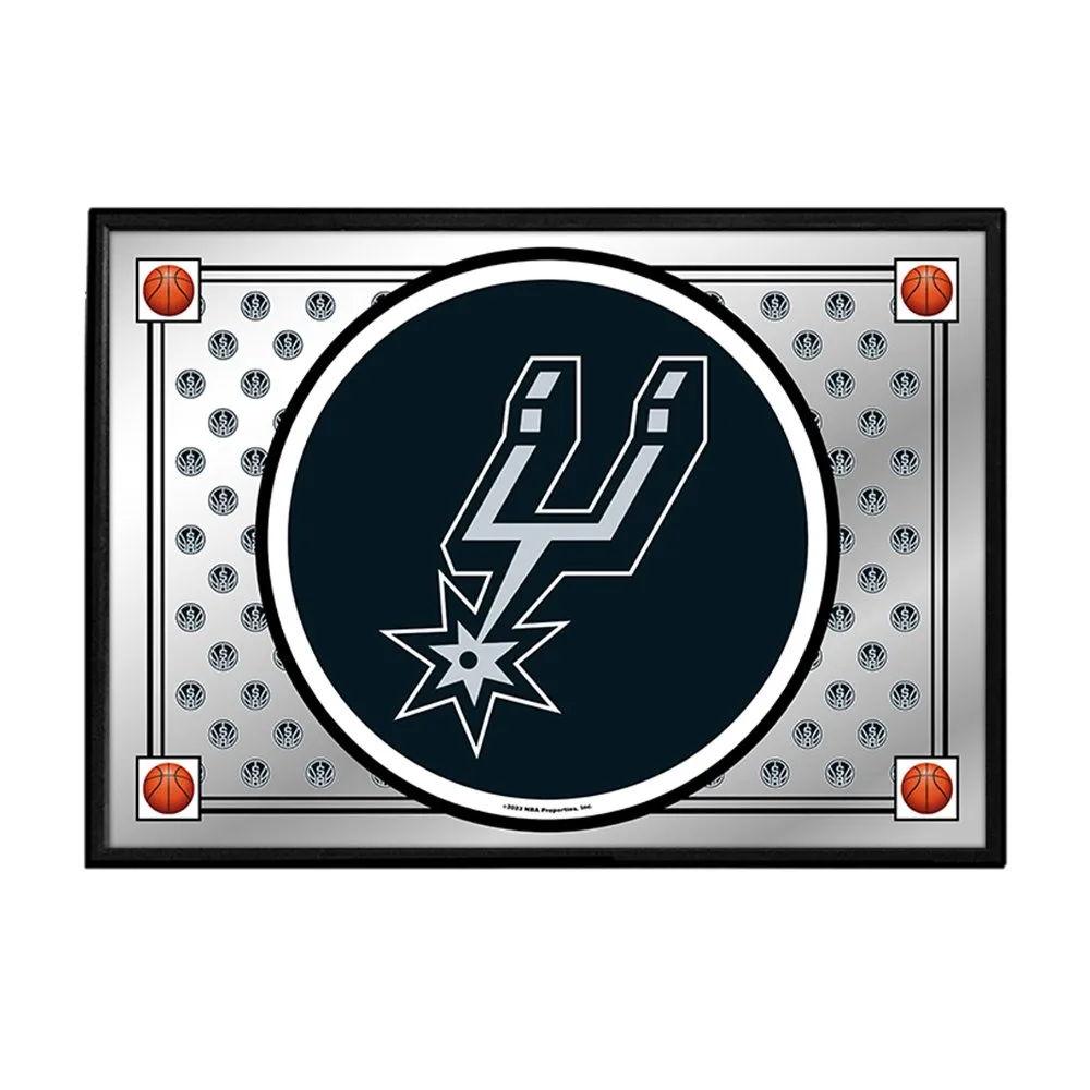 San Antonio Spurs: Team Spirit - Framed Mirrored Wall Sign