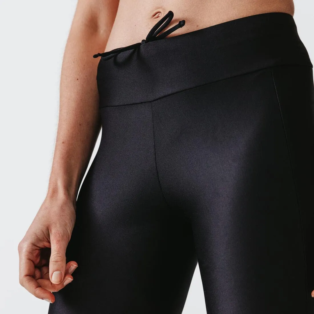 Short cycliste running femme - kiprun run 100 noir