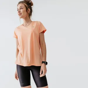 Short cycliste running femme - kiprun run 100 noir