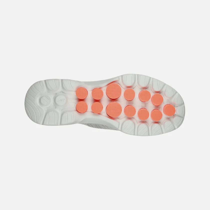 skechers Go Walk 6 Glimmering Women's Walking Shoes -Grey/Coral