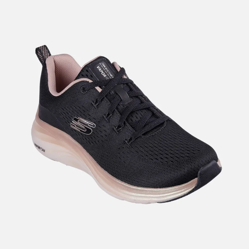 Skechers Vapor Foam-Midnight Glimmer Women's Lifestyle Shoes -Black/Rose/Gold