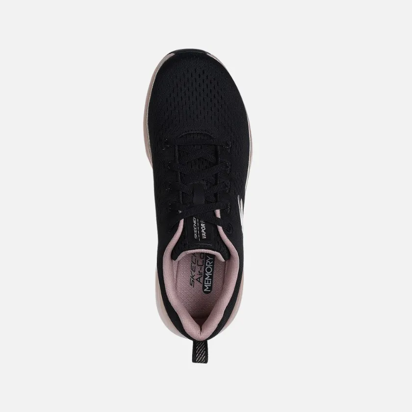 Skechers Vapor Foam-Midnight Glimmer Women's Lifestyle Shoes -Black/Rose/Gold