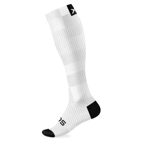 Slight White Knee High Socks