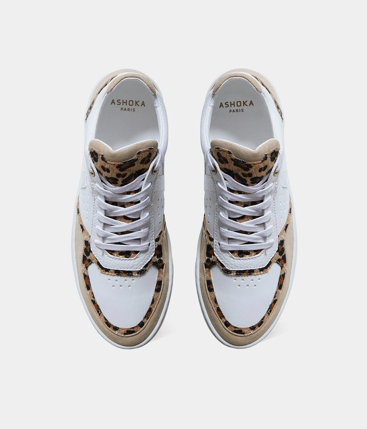Sneaker Matéo Basse Biosourcée & Recyclée Léopard