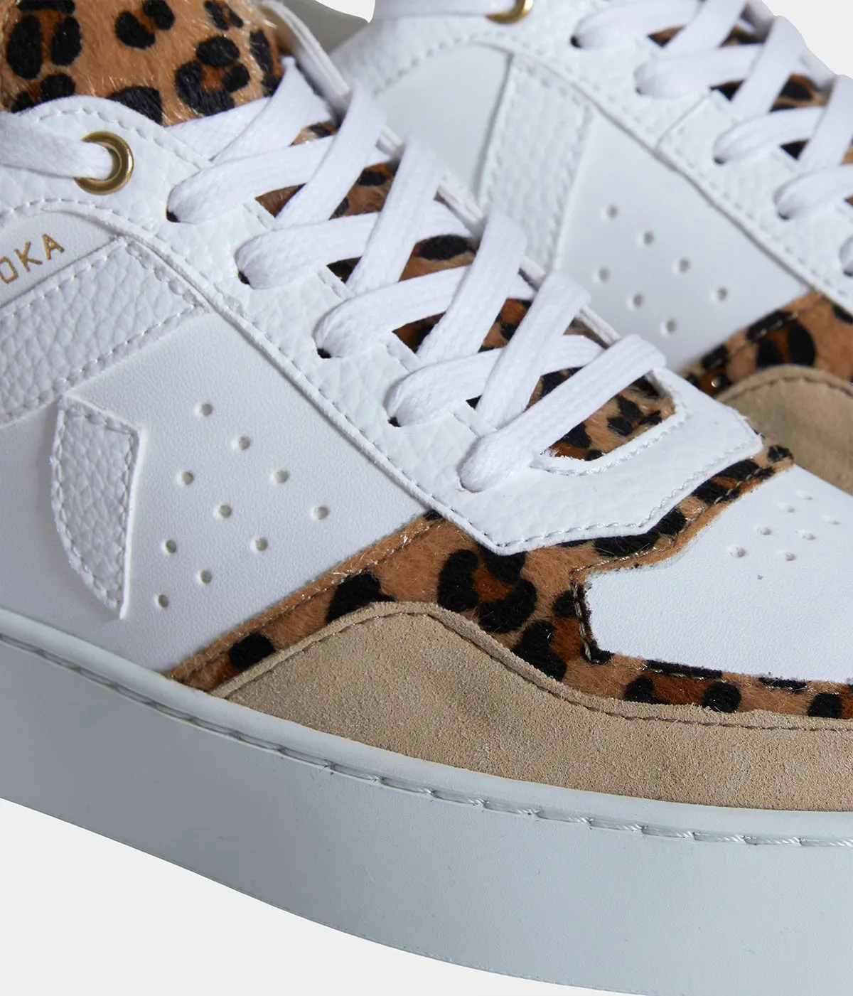 Sneaker Matéo Basse Biosourcée & Recyclée Léopard