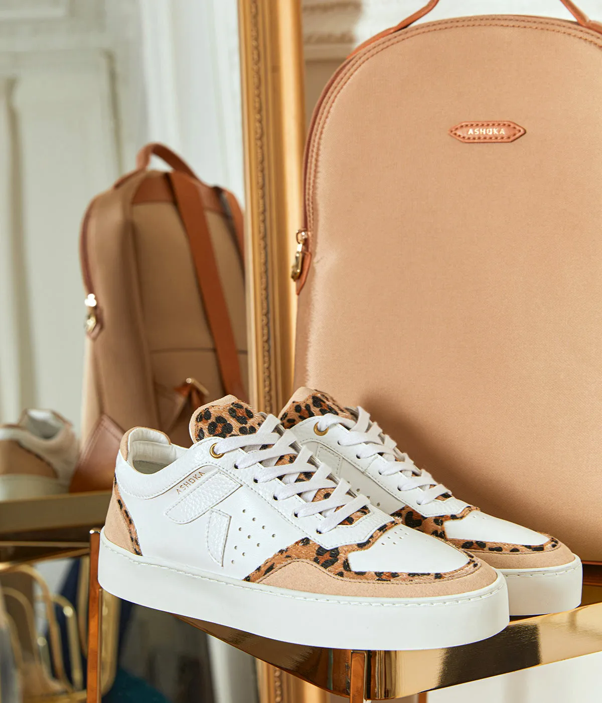 Sneaker Matéo Basse Biosourcée & Recyclée Léopard