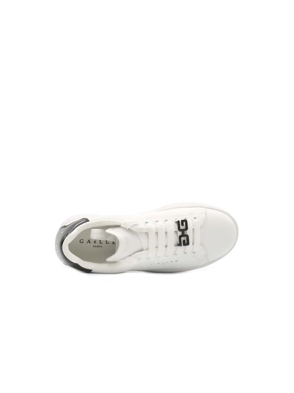 Sneakers Addict Con Tallone In Ecopelle Laminato E Passalaccio In Metallo - Nero