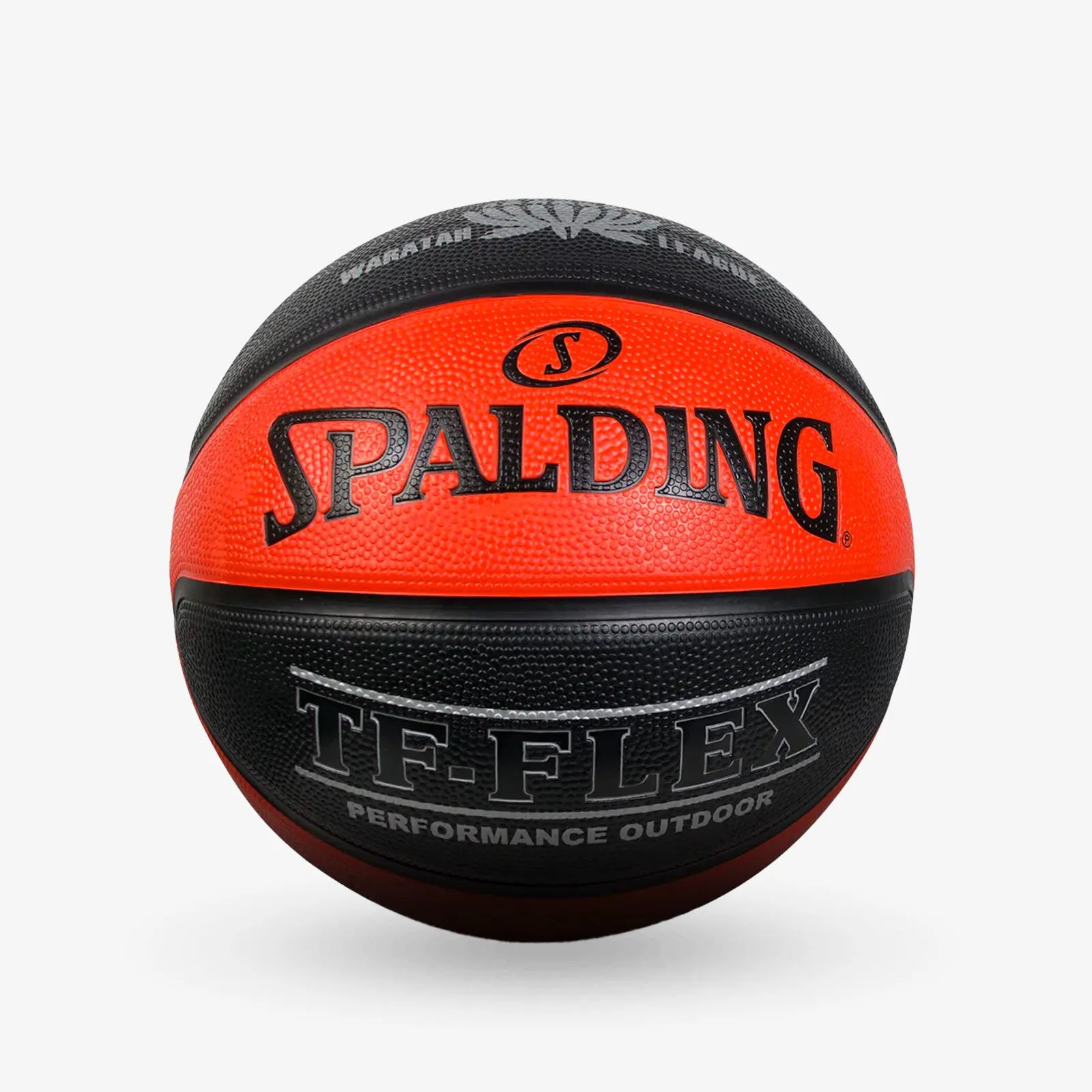 Spalding TF-FLEX Outdoor NSW Basketball - Black/Amber - Size 6