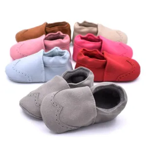 spring and autumn new matte leather baby shoes 0-1 years old soft bottom toddler shoes 7 color baby shoes