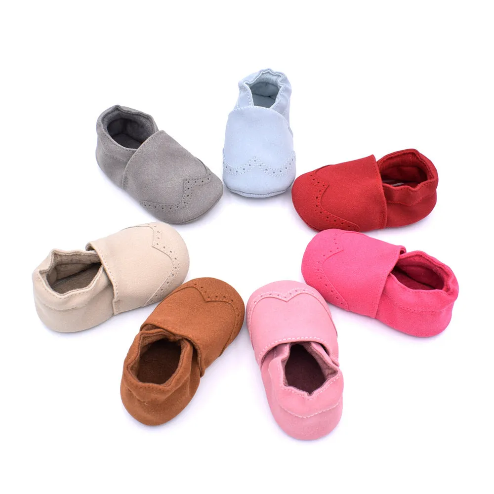 spring and autumn new matte leather baby shoes 0-1 years old soft bottom toddler shoes 7 color baby shoes