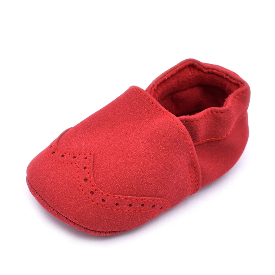 spring and autumn new matte leather baby shoes 0-1 years old soft bottom toddler shoes 7 color baby shoes