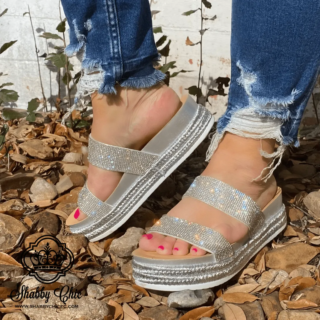 Strapless Silver Lakota Sandals